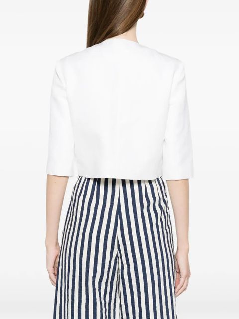 Maje cropped jacket - White