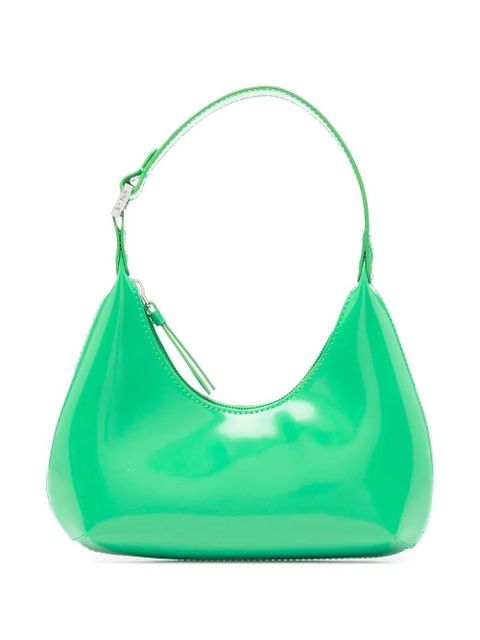 BY FAR Amber mini leather shoulder bag - Green - zdjęcie produktu nr 1