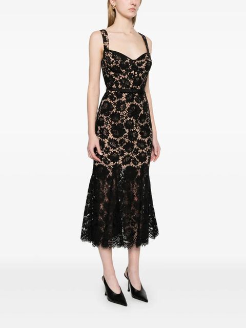 Self-Portrait lace midi dress - Black - zdjęcie produktu nr 2
