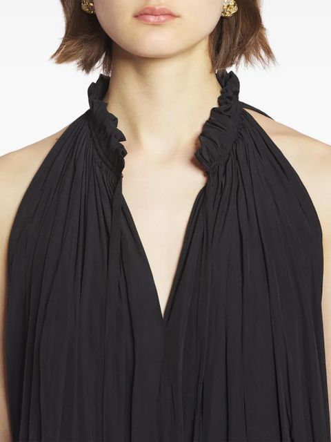 Lanvin ruffled mini dress - Black