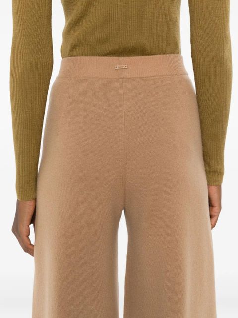 Max Mara knitted ribbed-waist trousers - Brown