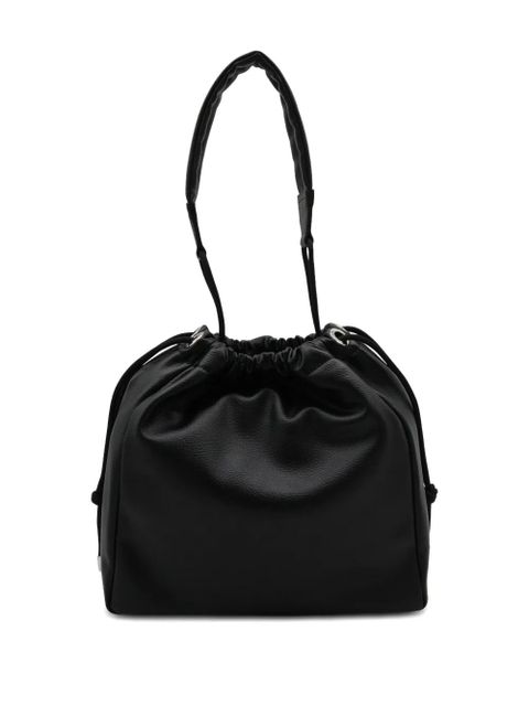 Vivienne Westwood orb-plaque drawstring shoulder bag - Black - zdjęcie produktu nr 2
