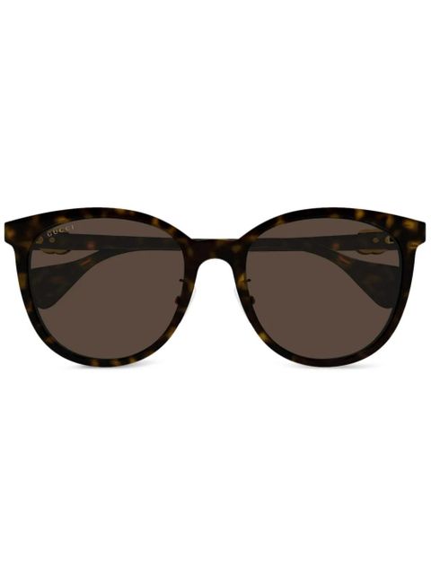Gucci Eyewear round-frame glasses - Brown - zdjęcie produktu nr 1