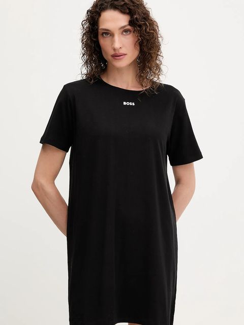 BOSS koszula nocna damska kolor czarny 50545587