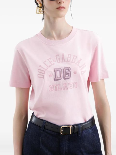 Dolce & Gabbana logo-print T-shirt - Pink