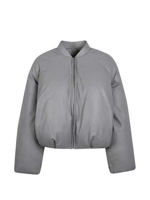 LOEWE leather puffer jacket - Grey - zdjęcie produktu nr 1