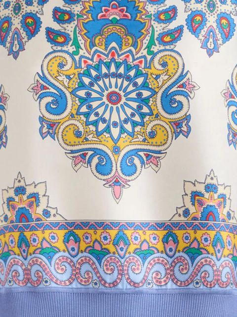 ETRO printed knit T-shirt - Purple - zdjęcie produktu nr 2