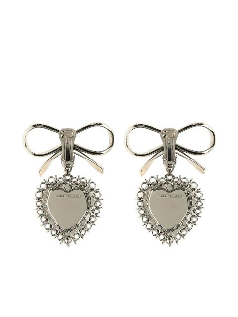 Alessandra Rich Bow earrings - Silver