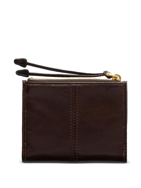 Prada triangle-logo leather wallet - Brown - zdjęcie produktu nr 2