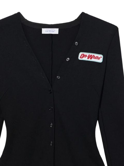 Off-White button-up bodysuit - Black - zdjęcie produktu nr 2