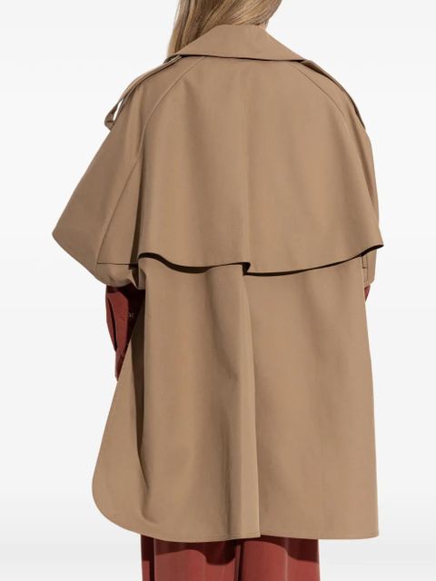 Max Mara double-breasted cape coat - Neutrals