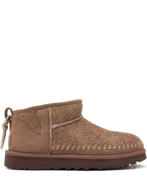 UGG suede stitched-detail boots - Brown - zdjęcie produktu nr 1