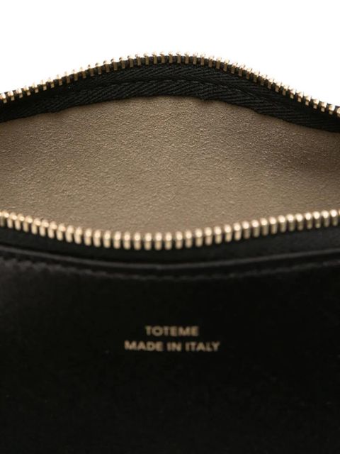 TOTEME bevel zip shoulder bag - Black