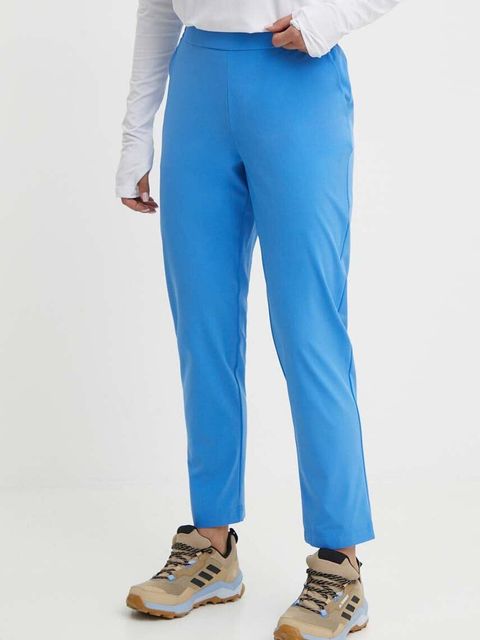 Helly Hansen spodnie sportowe Thalia 2.0 damskie kolor niebieski proste high waist 34325 - zdjęcie produktu nr 1