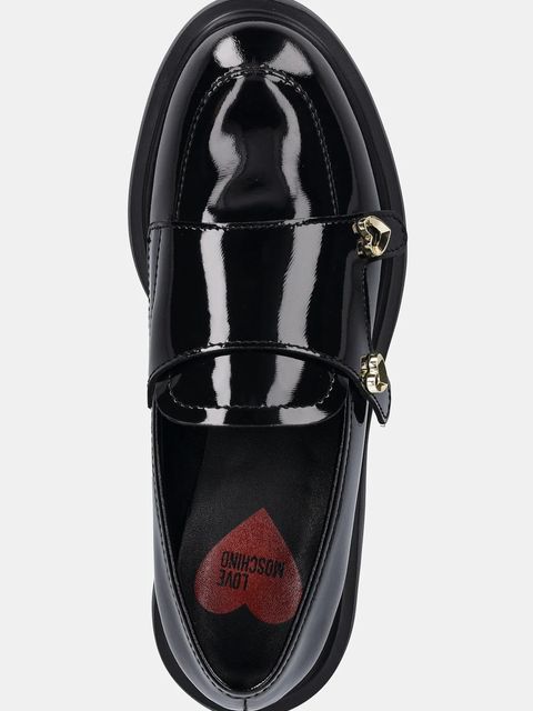 Love Moschino mokasyny skórzane