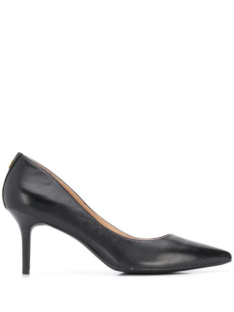 Lauren Ralph Lauren 70mm signature leather look pumps - Black - zdjęcie produktu nr 1