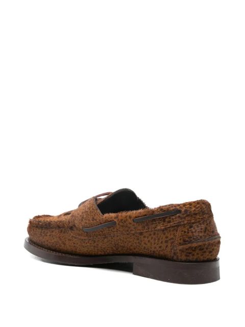 Hereu Saler braided lace-up loafers - Brown
