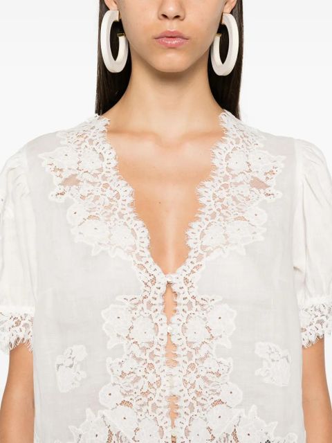 DÔEN Idella top - White