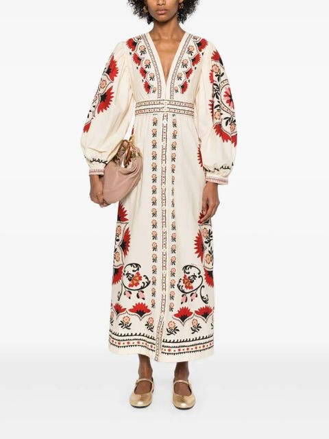 FARM Rio Mandala maxi dress - Neutrals - zdjęcie produktu nr 2