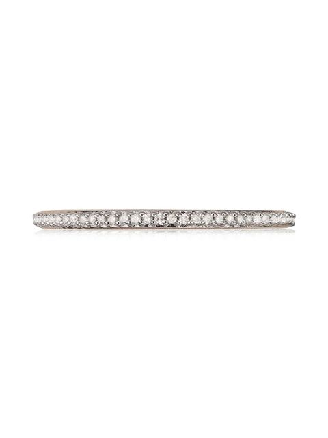 Monica Vinader Skinny Eternity Diamond ring - Silver