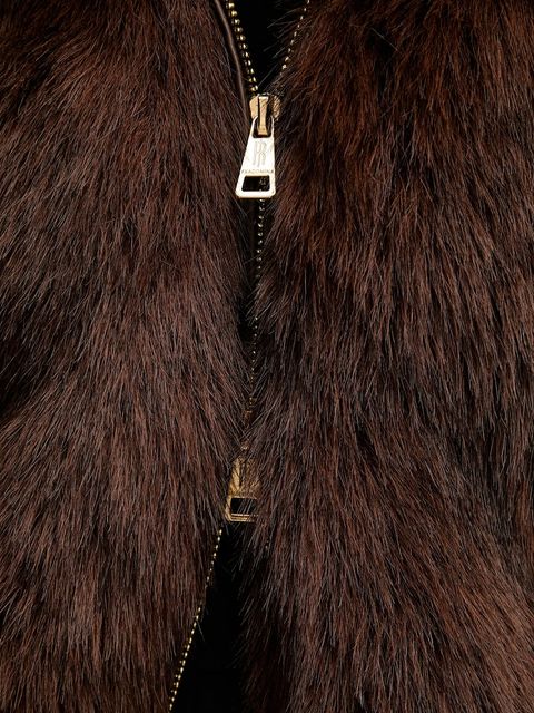 Fracomina bezrękawnik kolor brązowy przejściowy FR25WC4006O44501