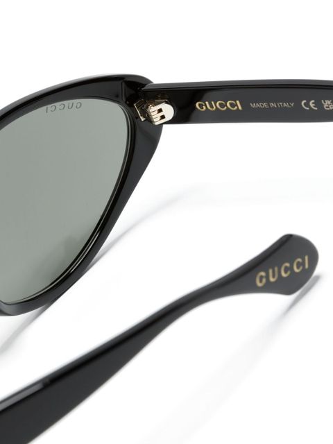 Gucci Eyewear cat-eye frame sunglasses - Black