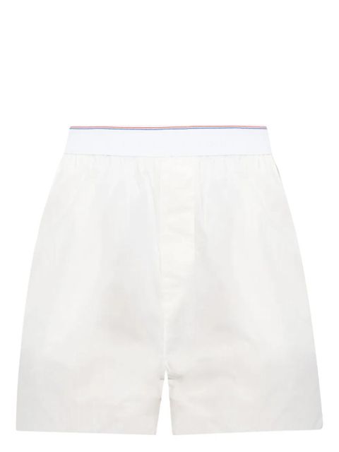 Alexander Wang logo-waistband cotton shorts - White - zdjęcie produktu nr 1