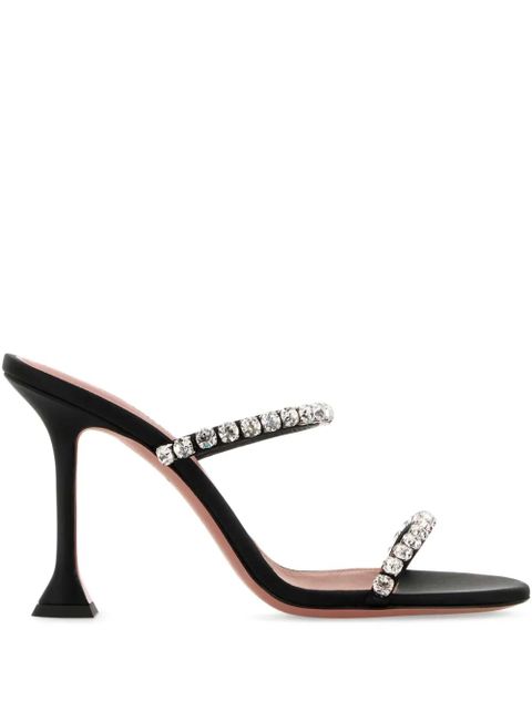 Amina Muaddi 95mm Gigi sandals - Blue - zdjęcie produktu nr 1