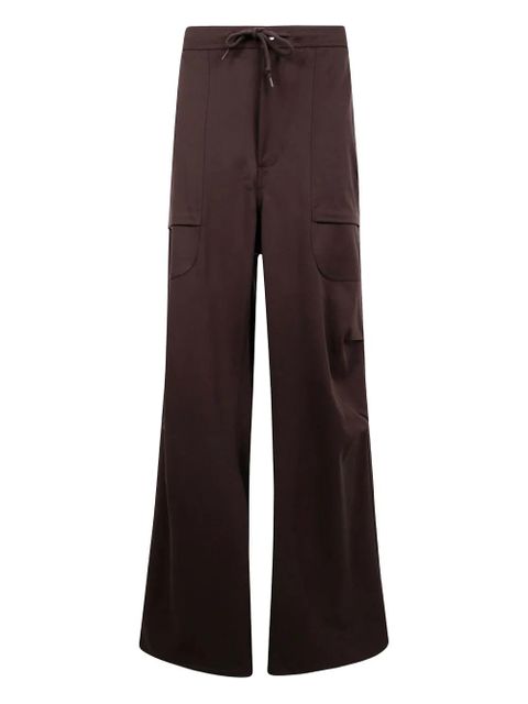 ENTIRE STUDIOS flap-pocket wool trousers - Brown - zdjęcie produktu nr 1