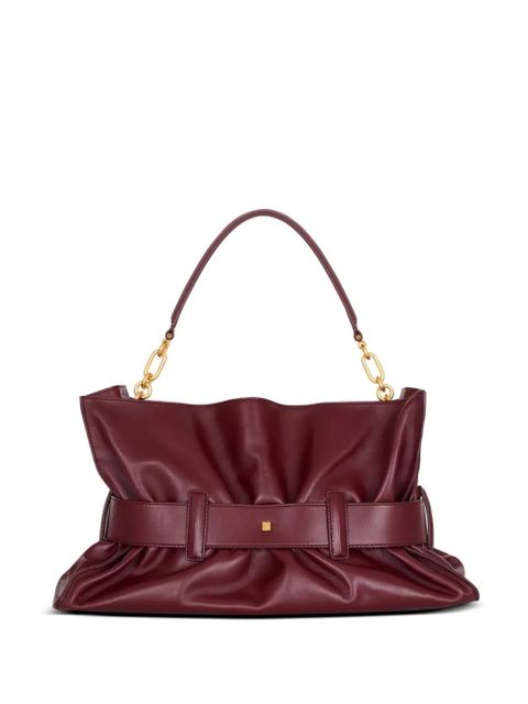 Balmain medium Anthem belted gathered leather shoulder bag - zdjęcie produktu nr 2