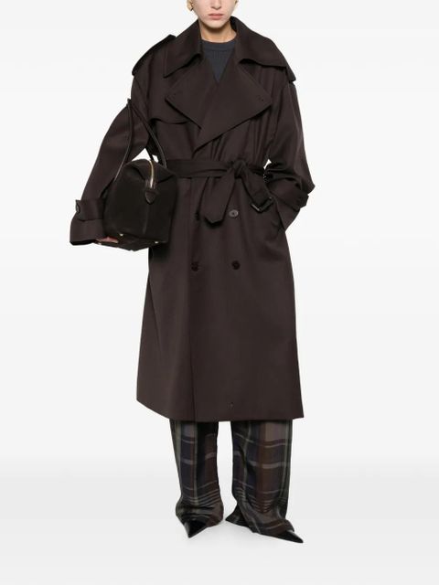 The Frankie Shop Dursley tailored belted trench coat - Brown - zdjęcie produktu nr 2