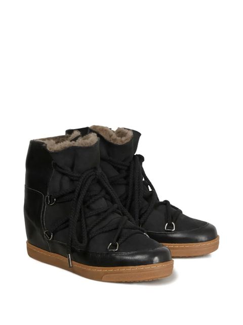 ISABEL MARANT Nowles lace-up ankle boots - Black - zdjęcie produktu nr 2