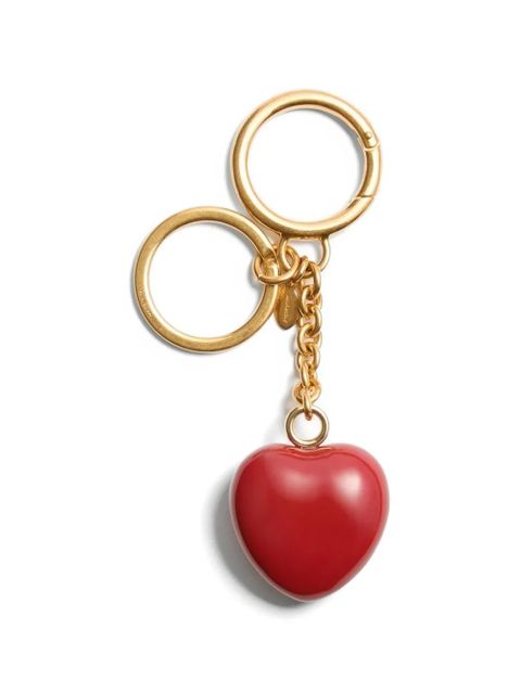 Valentino Garavani Coeur Royal bag charm - Gold