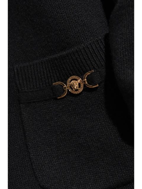 Versace Medusa-button cardigan - Black