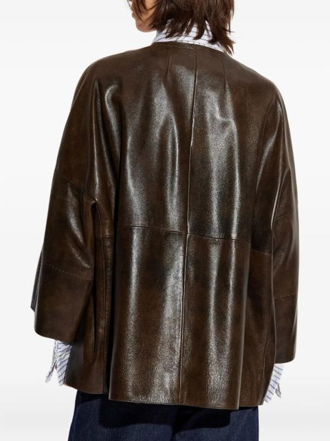 Max Mara Gambero zip-up jacket - Brown