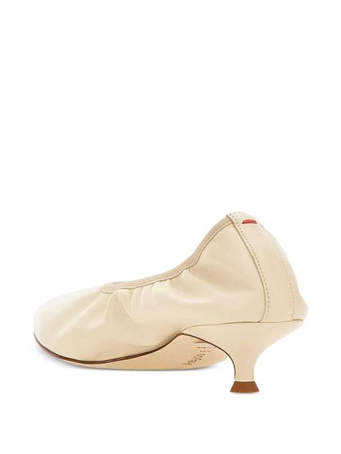 Aeyde 30mm Hermia heeled pumps - Neutrals