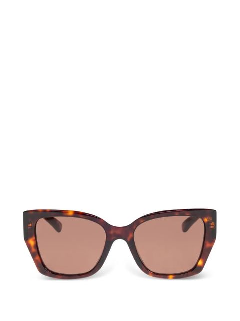 Balenciaga Eyewear tortoise logo sunglasses - Brown - zdjęcie produktu nr 1
