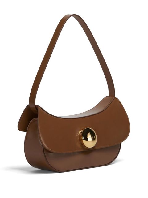 Marni leather shoulder bag - Brown
