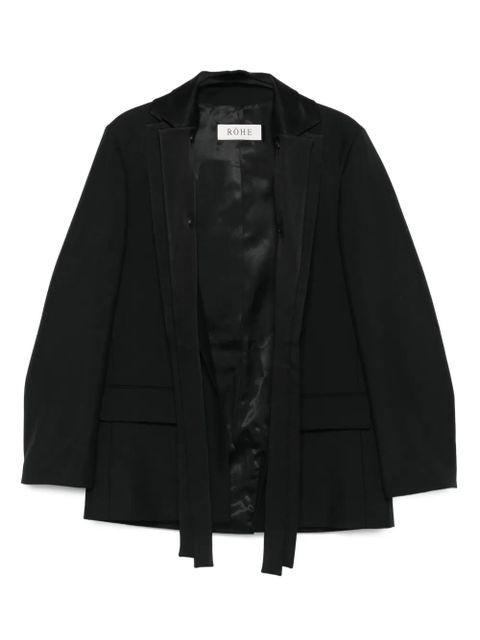 Róhe shawl-lapel wool jacket - Black - zdjęcie produktu nr 1