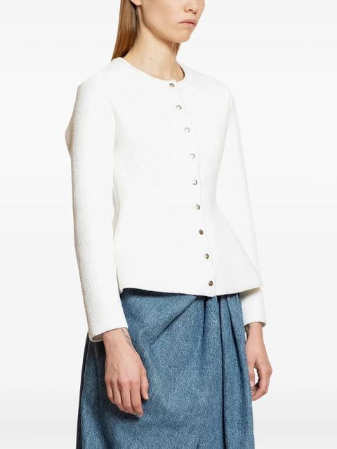 LOEWE long-sleeves cardigan - White