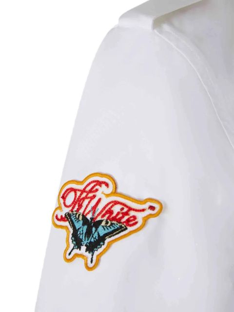 Off-White logo-patch shirt