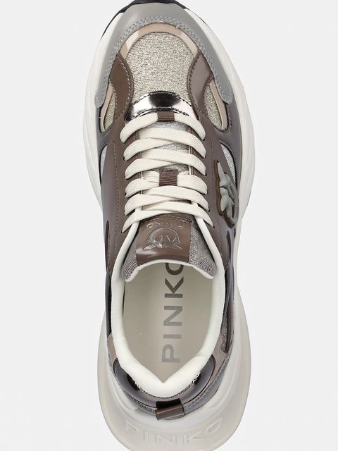 Pinko sneakersy Ariel 15 damskie kolor szary SS0067E032L15