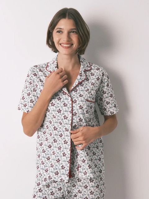 women'secret komplet piżamowy bawełniany damska kolor beżowy bawełniana 3792070 - zdjęcie produktu nr 2