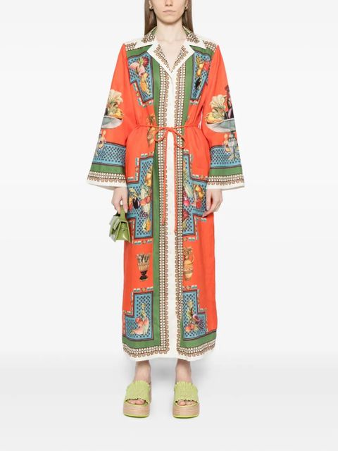 ALEMAIS Rocco shirt-dress - Orange
