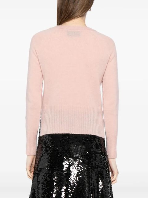 Simone Rocha embellished cashmere cardigan - Pink