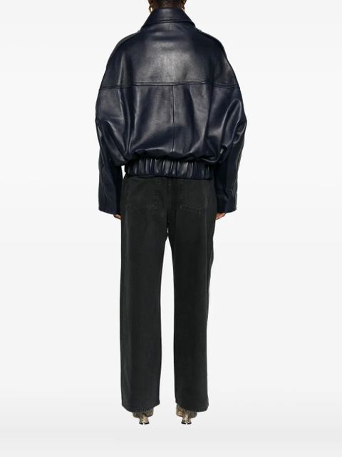 KHAITE Owey bomber jacket - Blue - zdjęcie produktu nr 2