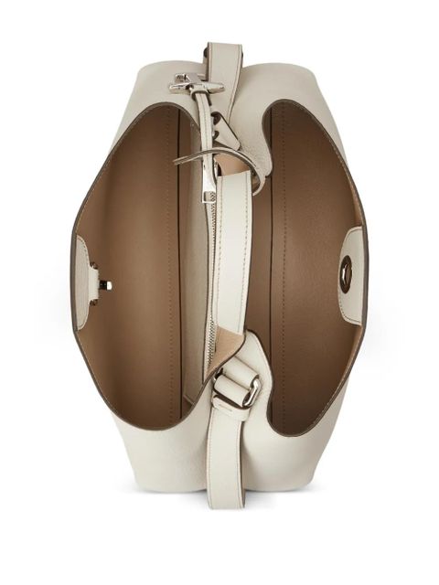 Tod's logo top handle tote bag - Neutrals