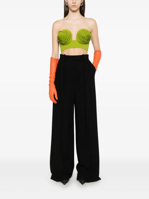 Jean Paul Gaultier conical-cup crop top - Green - zdjęcie produktu nr 2