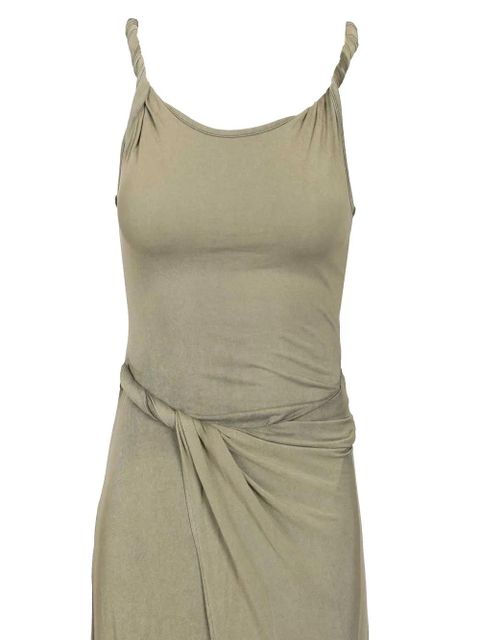 Diesel maxi Estiga sleeveless waist-knot dress - Green