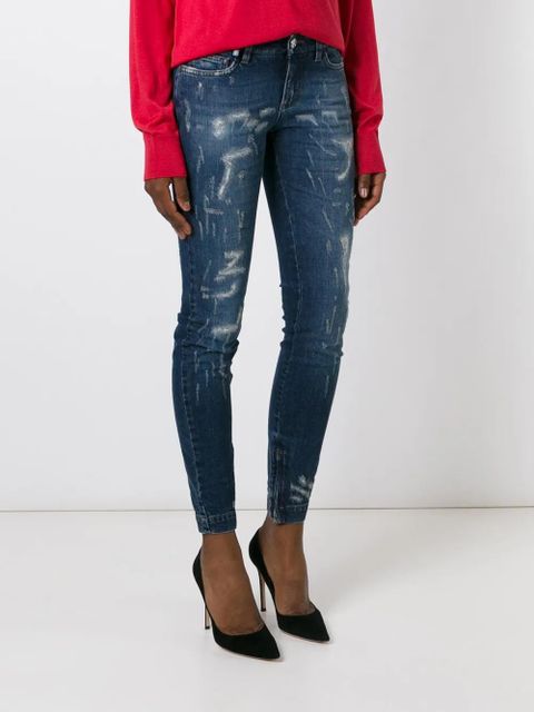 Dolce & Gabbana ripped jeans - Blue